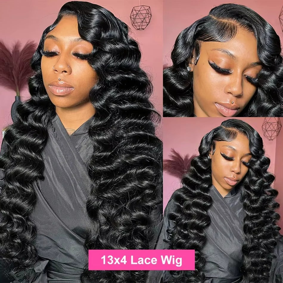 Loose wave wig