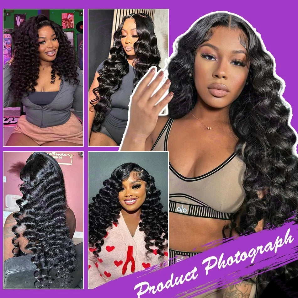 100% Virgin Hair Loose wave Bundles