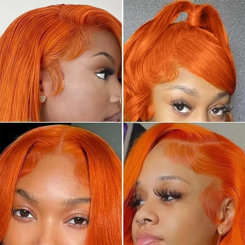 350 Orange ginger lace fornt