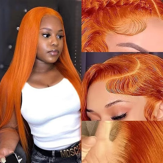 350 Orange ginger lace fornt